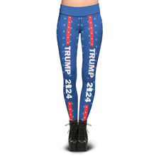 Load image into Gallery viewer, Pre-Release Limited Edition Trump 2024 Stars  - Sublimation Leggings