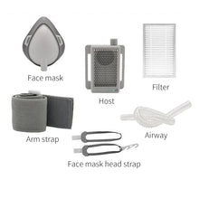 Load image into Gallery viewer, Rechargeable Personal Portable Air Purifier Mask - Air Filtration Mask