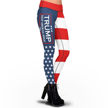 Load image into Gallery viewer, Pre-Release Trump Keep America Great 2024 USA Flag - Sublimation Leggings