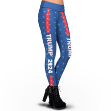 Load image into Gallery viewer, Pre-Release Limited Edition Trump 2024 Stars  - Sublimation Leggings