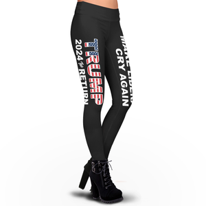 Pre-Release Limited Edition Trump 2024 The Return - Sublimation Leggings
