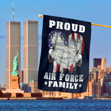 Load image into Gallery viewer, Proud Air Force Family House Flag