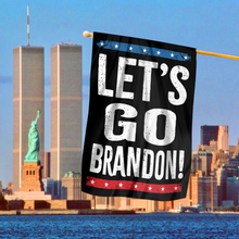 Load image into Gallery viewer, Stars and Stripes - Let&#39;s Go Brandon House Flag