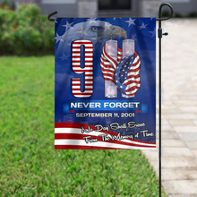 Load image into Gallery viewer, 9/11 Eagle - No Day Shall Erase From The Memory of Time - House Flag