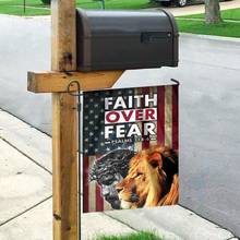 Load image into Gallery viewer, Faith Over Fear House Flag