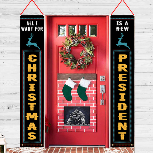 All I Want For Christmas Porch Yard Flag 3