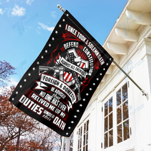 Load image into Gallery viewer, Duties Under This Oath House Flag