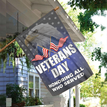 Load image into Gallery viewer, Veterans Day - Honoring All Who Served House Flag