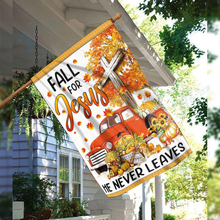 Load image into Gallery viewer, Fall For Jesus House Flag (RTL)
