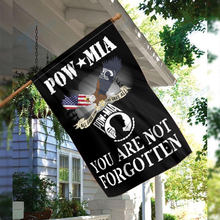 Load image into Gallery viewer, POW-MIA House Flag