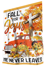 Load image into Gallery viewer, Fall For Jesus House Flag (RTL)