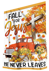 Fall For Jesus House Flag (RTL)