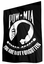 Load image into Gallery viewer, POW MIA - You Are Not Forgotten House Flag