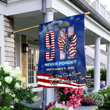Load image into Gallery viewer, 9/11 Eagle - No Day Shall Erase From The Memory of Time - House Flag