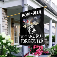 Load image into Gallery viewer, POW-MIA House Flag