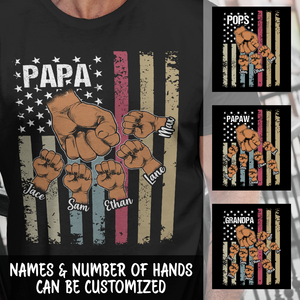 Personalized Papa T-shirt