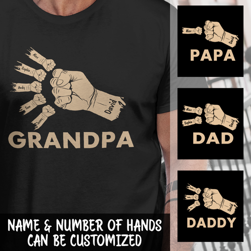 Grandpa Personalized Sweatshirt and Hoodie