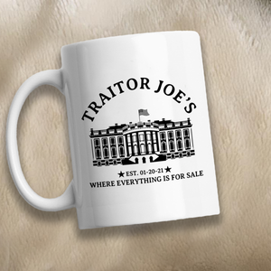 Traitor Joe 11 oz. White Mug
