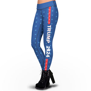 Pre-Release Limited Edition Trump 2024 Stars  - Sublimation Leggings
