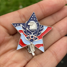 Load image into Gallery viewer, US Air Force Veteran Pin (RTL)