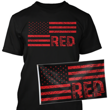 Load image into Gallery viewer, Remember Everyone Deployed American Shirt + Free Matching 3x5&#39; Flag