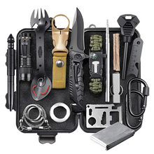 Load image into Gallery viewer, Survival Gear Kit, Emergency EDC Survival Tools 24 in 1 SOS Earthquake Aid Equipment