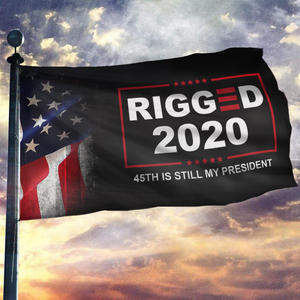 Rigged 2020 - 45th is still my President Flag w/ FREE 3x5 SR LNO FLAG