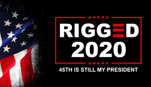 Rigged 2020 - 45th is still my President Flag w/ FREE 3x5 SR TRUMP TANK FLAG